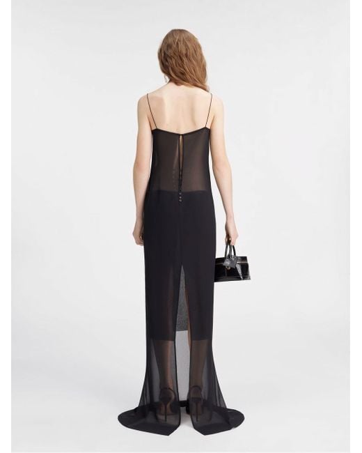 Jacquemus Black Transparent Dress Breeze
