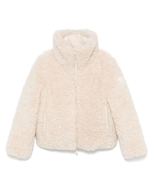 Save The Duck Natural Eco Shearling Zipped Jacket