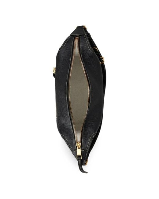 Tod's Black Mini Metal Dots Leather Shoulder Bag