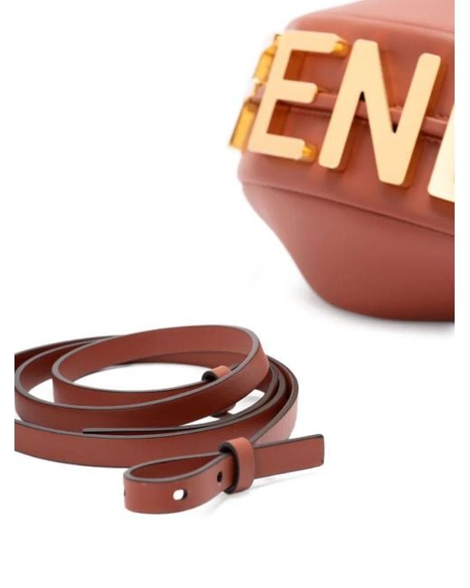 Fendi Pink Graphy Mini Hobo Bag