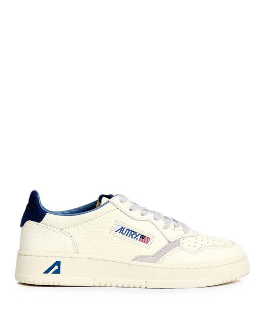 Autry White Logo Sneakers for men