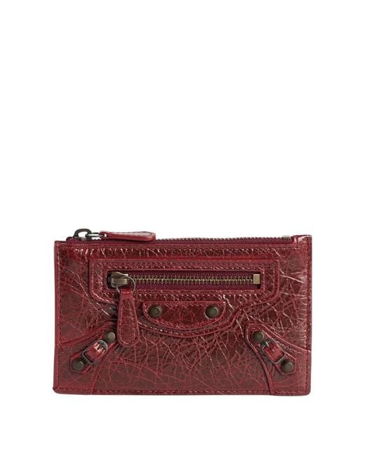Balenciaga Purple Le City Long Coin And Card Holder