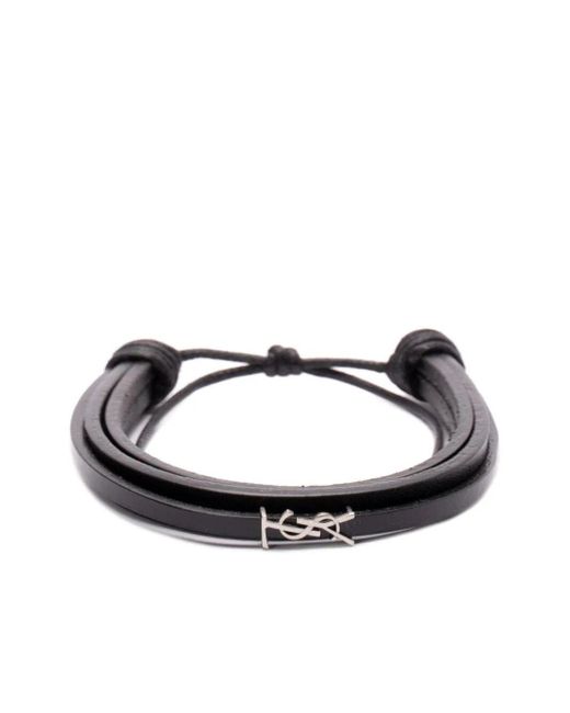 Bracciale Multigiro Cassandre di Saint Laurent in White