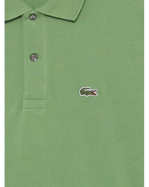 Lacoste Green Logo Polo for men