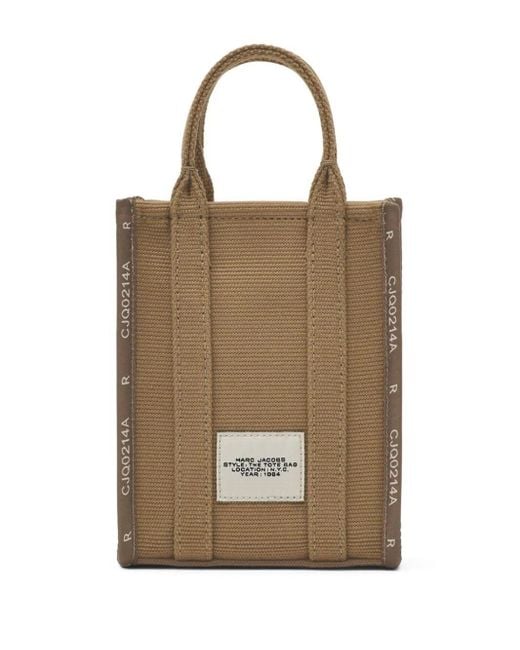 Marc Jacobs Natural 'The Phone Tote' Tote Bag With Logo Lettering