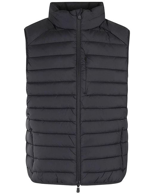 Save The Duck Black Dave Sleveless Jacket for men