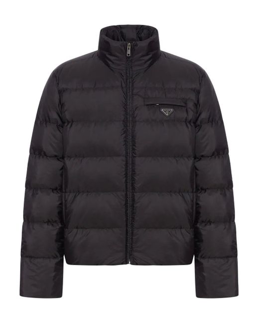 Prada Black Re-Nylon Down Jacket for men