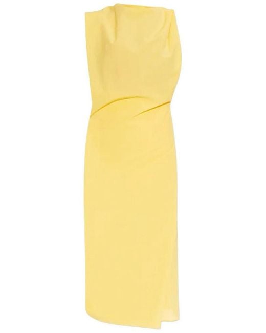 Jacquemus Yellow The Drap Dress