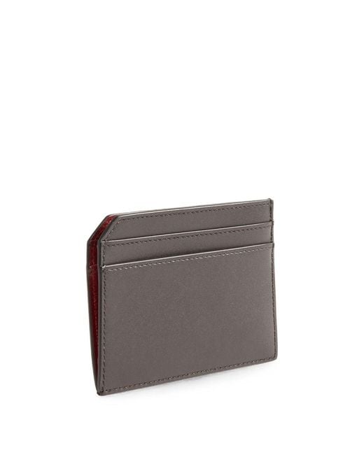 Saint Laurent Black Open Document Holder In Smooth Bicolor Lea for men