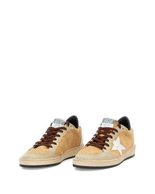 Golden Goose Deluxe Brand Natural Ball Star Nubuck Sneakers for men