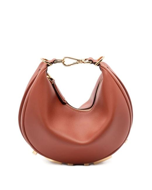 Fendi Pink Graphy Mini Hobo Bag