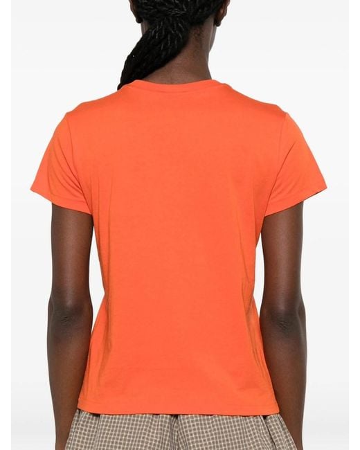 Polo Ralph Lauren Orange Logo Crew Neck T-Shirt