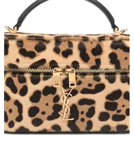 Saint Laurent Metallic Borsa Vanity Gaby