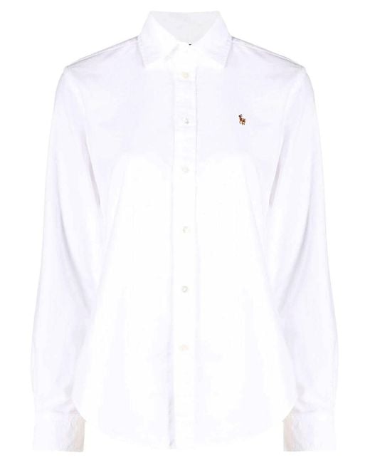 Polo Ralph Lauren White Oxford Slim Fit Shirt