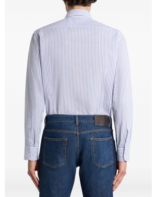 Camicia di Etro in Blue da Uomo