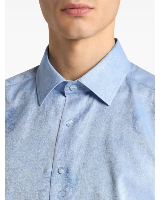 Camicia di Etro in Blue da Uomo