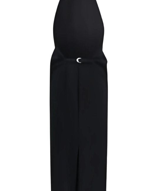 Khaite Black Roxanne Long Dress