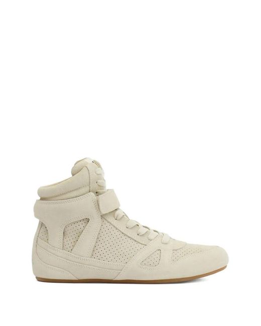 Isabel Marant White Senny High Sneakers