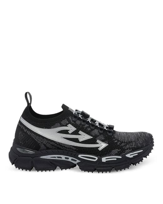 Off-White c/o Virgil Abloh Black Be Right Back Knit Trainers for men