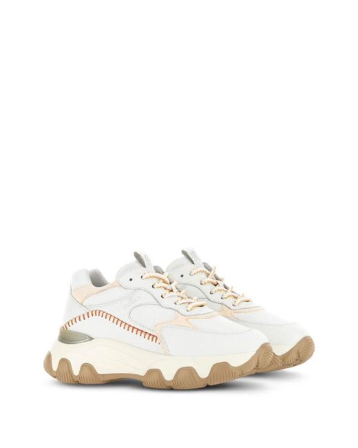 Hogan White Hyperactive Sneakers Shoes