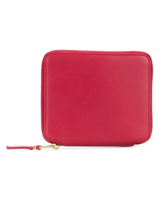 Comme des Garçons Red Classic Zip Around Wallet