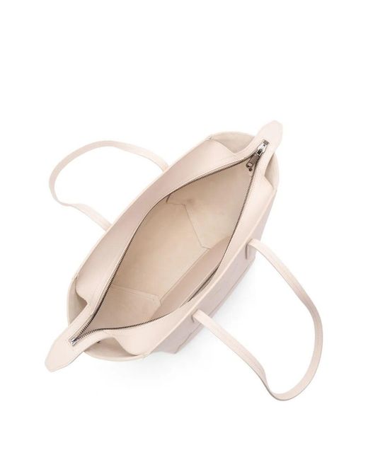 Brunello Cucinelli Natural Leather Tote Bag With Pouch