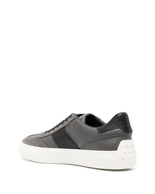 Tod's Gray Panelled Low-top Sneakers for men