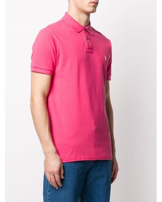 Polo Ralph Lauren Pink Cotton Polo for men