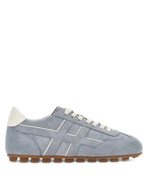 Hogan Gray Olympia Suede Sneakers