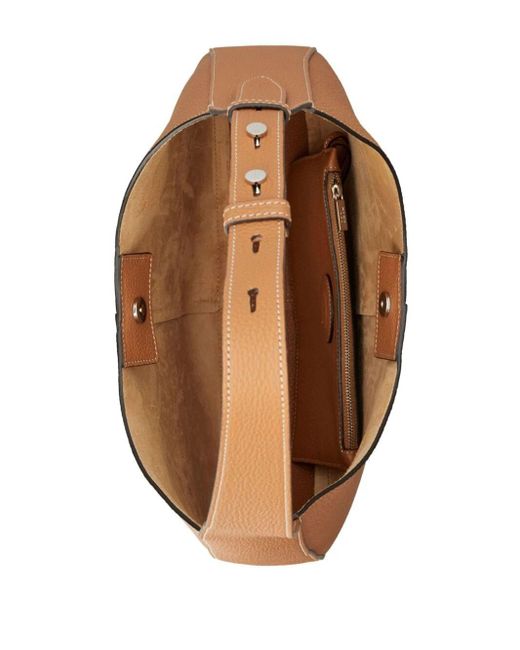Tod's Brown Di Small Leather Hobo Bag