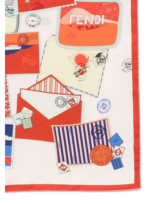 Fendi Multicolor Foulard