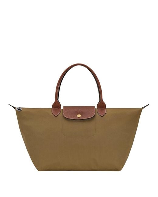Longchamp Brown Le Pliage Original L Handbag