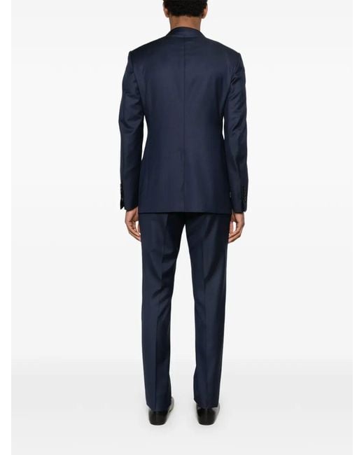 Tom Ford Blue Shelton Single-Breasted Wool Suit for men