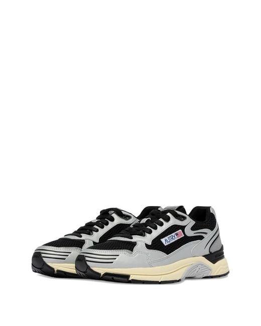 Autry Black Hyperway Low Sneakers for men