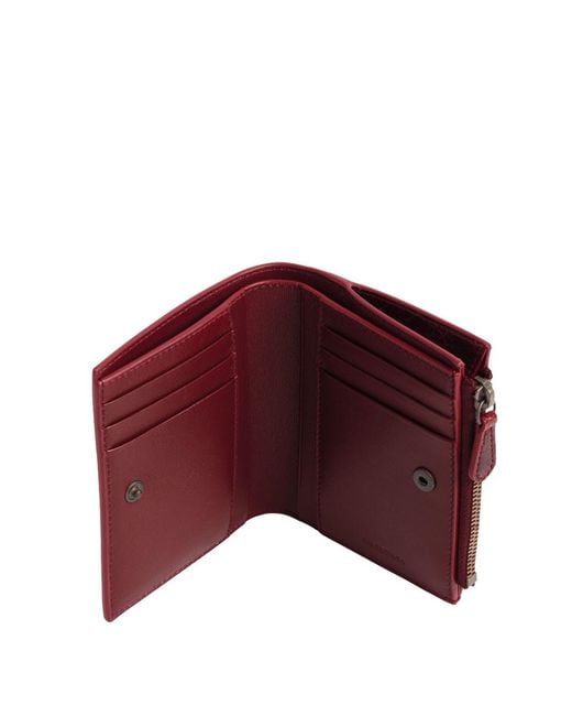 Balenciaga Red Le City Bifold Wallet