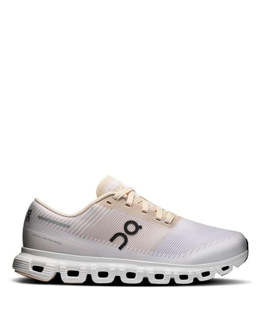 On Shoes White Cloud 6 Push Sneakers