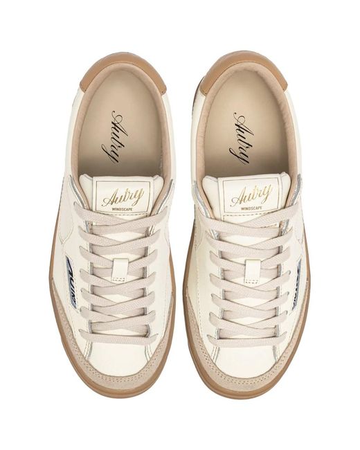Autry White Windscape Low Sneakers