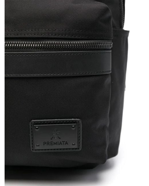 Premiata Black Blade Nylon Backpack for men
