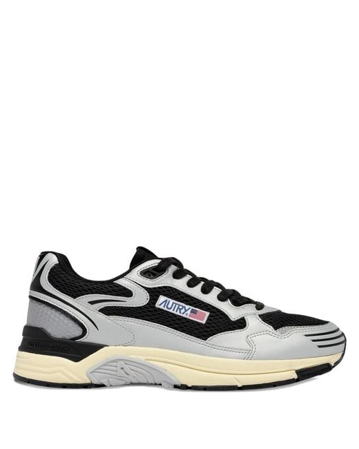 Autry Black Hyperway Low Sneakers for men