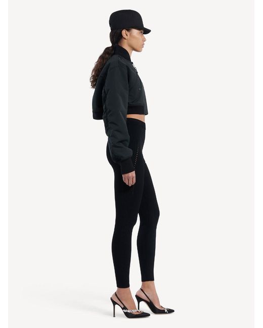 Balenciaga Black Techwear Leggings