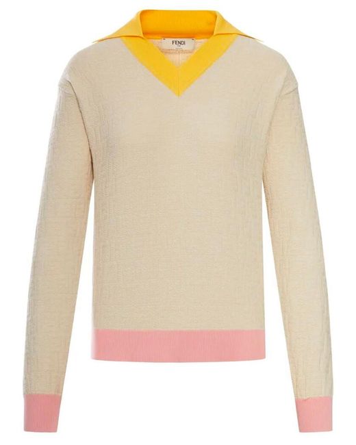 Fendi Natural Pull Color Block Ff
