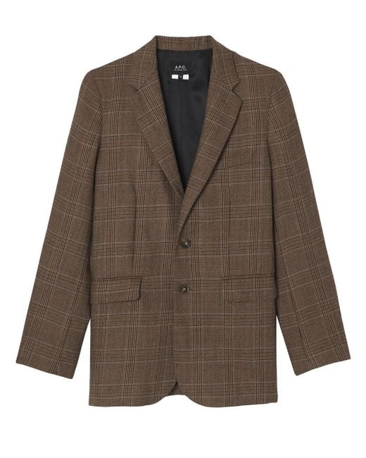 A.P.C. Brown Annie Wool Jacket
