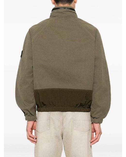 Stone Island Green Overshirt Jacket for men