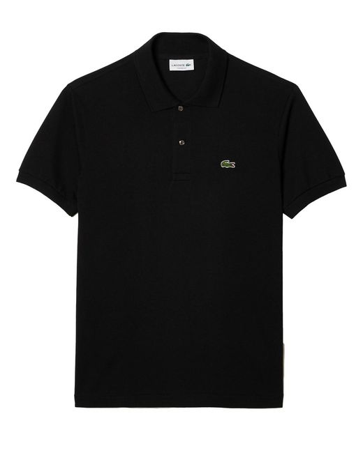 Lacoste Black Logo Polo for men