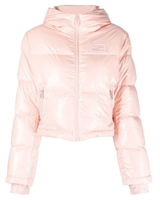 Fendi Pink Puffer Down Jacket