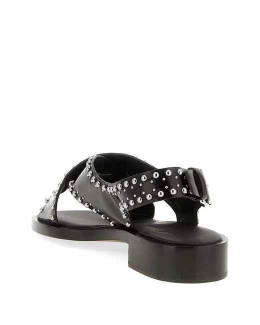 Church's Black Leather Sandals