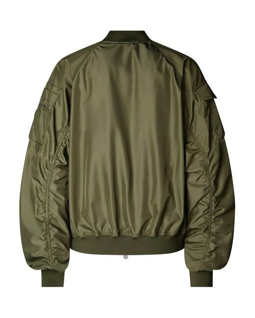 Save The Duck Green Lil Bomber Jacket
