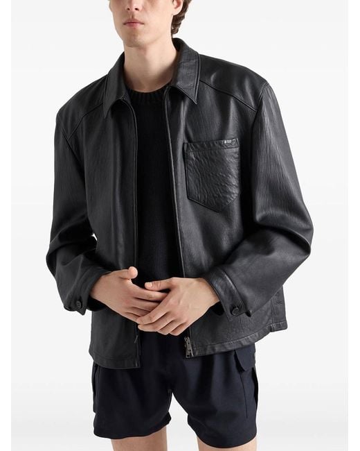 Prada Black Sheepskin Jacket for men