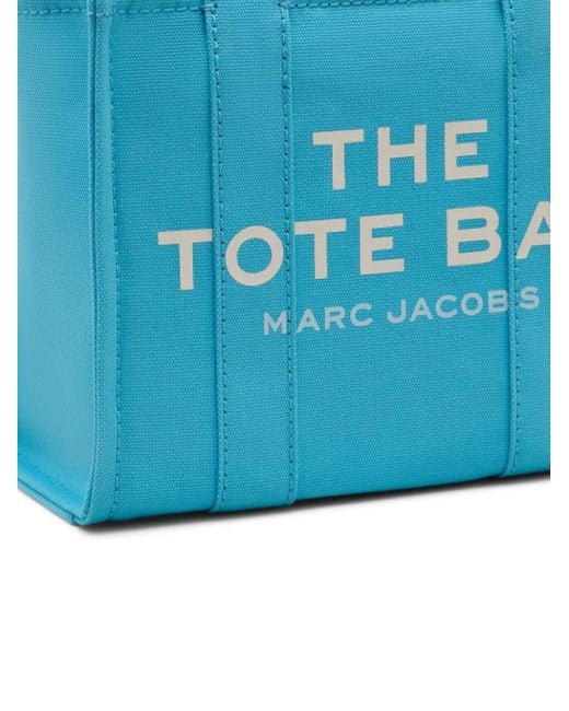 Marc Jacobs Blue Small 'The Tote Bag' Canvas Handbag