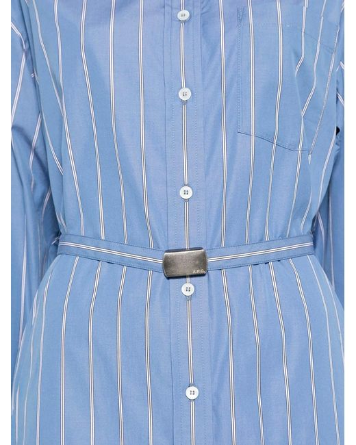 A.P.C. Blue Carola Dress